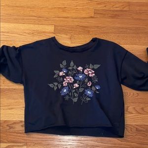Flower sweatshirt